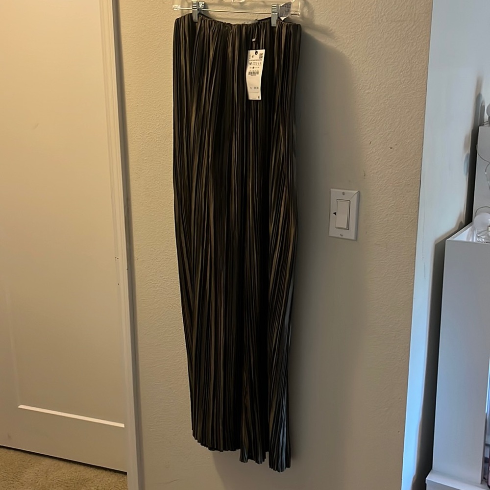 olive green palazzo pants